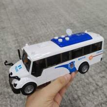 قطعة واحدة لعبة حافلة مدرسية كبيرة الحجم، محاكاة الصوت والضوء لموديل حافلة المركبات في المدينة للأطفال, للأولاد