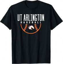Unrsity Of Texas At Arlington Uta Mavericks Baseball T-Shirt Gift For Gamers Gift For Hikers,Funny Graphic T Shirts,Vintage T Shirts,100 Percent Cotton T Shirt,Oversize,S-XXXL - Black - View 1