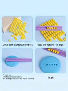 New Alphabet Number Letter Biscuits Mold Pottery Press Stamp Baking Mould DIY Printing Embossing Mold Cookie Cutter Cake Tools