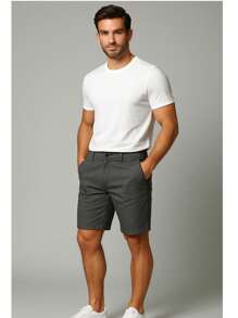 Bermuda Masculina de Brim 100% algodão - Modelo Casual Shorts Mauricinho