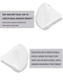 50/30/10pcs Velvet Triangle Makeup Sponge Puff, Facial Makeup Tools, Reusable Makeup Sponge, Makeup Accessories, Powder Puff, Dry & Wet Use Makeup Sponge Suitable For Foundation, Cream, BB Cushion,Cheap,Stocking Stuffers,Makeup,Makeup Tools,Cheap Stuff,Gifts,Gifts For Women,Christmas Gifts