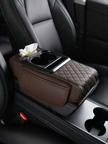 Caja de almacenamiento para automóvil, Extensión de apoyabrazos para automóvil, Caja de apoyabrazos central para automóvil, Caja de apoyabrazos de material de alta gama y diseño ergonómico, Mejora de la comodidad de conducción, Resistente al desgaste y a la suciedad, fácil de limpiar, compatible con varios vehículos, nueva caja de pañuelos con portavasos, almacenamiento en capas, móvil, organizador de almacenamiento para mujeres, regalo de artículos esenciales para viajes - Multicolor - Ver 15