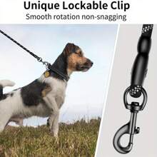 Nuevo Correa para pasear/entrenar perros, correa reflectante de nailon con mango suave de espuma, anti-tracción y duradera
