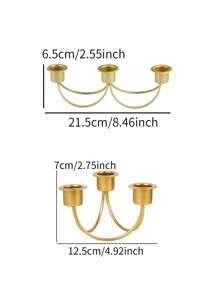 1 Stück/Set leicht luxuriöser, silberner keramischer Kerzenhalter Ornament, Kerzenlicht Dinner Requisiten, Kerzenhalter für Heim Tisch Dekorationen, Innendekorationen, Hochzeitsfeier Dekorationen, geeignet als Geschenk für Freunde oder Freundinnen, Abschlussgeschenk, Geschenk für die Beste Freundin, Frauengeschenk, Wintergeschenk