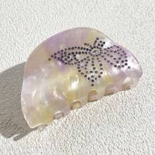 1 Stück Schmetterling Strass Haarspange aus Azetat für Frauen, kleine süße Haarklammern für den täglichen Gebrauch, Party Haaraccessoires, Weihnachtsgeschenke, am Strand