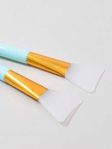 1 ou 5 aplicadores de máscara facial de silicone com ponta macia, pincel de silicone para máscara facial, pincel para máscara facial de argila mista, pincel cosmético, ferramentas de cabeleireiro - Multicolorido - Ver 9