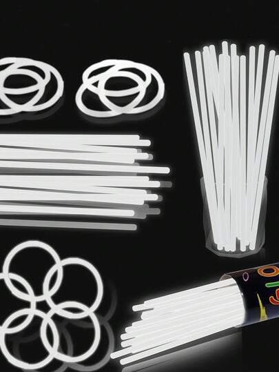 100/50/10 Sets Party Glow Sticks, Each Set Contains 8-Inch Super Bright Glow Sticks. These Glow Sticks Can Be Used As Party Decorations Such As Bracelets And Necklaces, And Can Glow Continuously For 10-12 Hours In The Dark. Suitable For Parties, Weddings, Wedding Decorations, Holiday Parties, Birthday Parties And Wedding Decorations. For Valentine's Day.