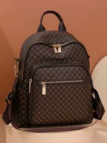 迷你纯色书包，全彩配轻便背包，女学生书包，防水，轻便，简约大容量背包书包，适合毕业生，少女，新生，大二，大三和高中生，非常适合户外，旅行和返校