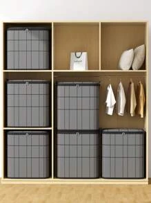 1 Piece Non-Woven Fabric Storage Bag, Clothing Storage Bag, Large Capacity Miscellaneous Storage Bag, Foldable Storage Bag, Portable Storage Bag, Moving Bag, Suitable For Storing Out Of Season Clothes, Out Of Season Products, Bedding, Etc., Family Dormitory Storage Accessories Bag For School School Accessories School Stuff