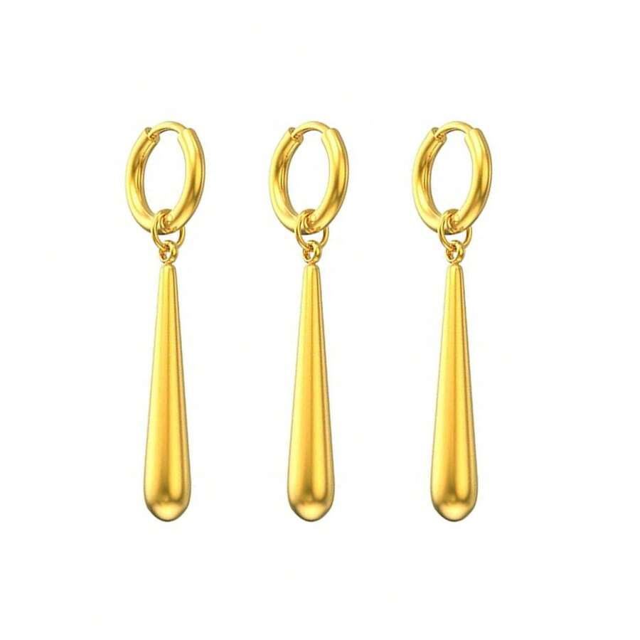 Teen Fine Earrings - 金色 - 查看 1