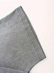 1 Piece, 230G Double-Sided Washed, Outkast Photo1 Piece, Washed Printed T-Shirt 230g, High-Quality Batik Cotton Retro Fashion Brand T-Shirt, A Certain Thickness Suitable For Summer T-Shirts, Holiday Gifts. - 深灰色 - 查看 2