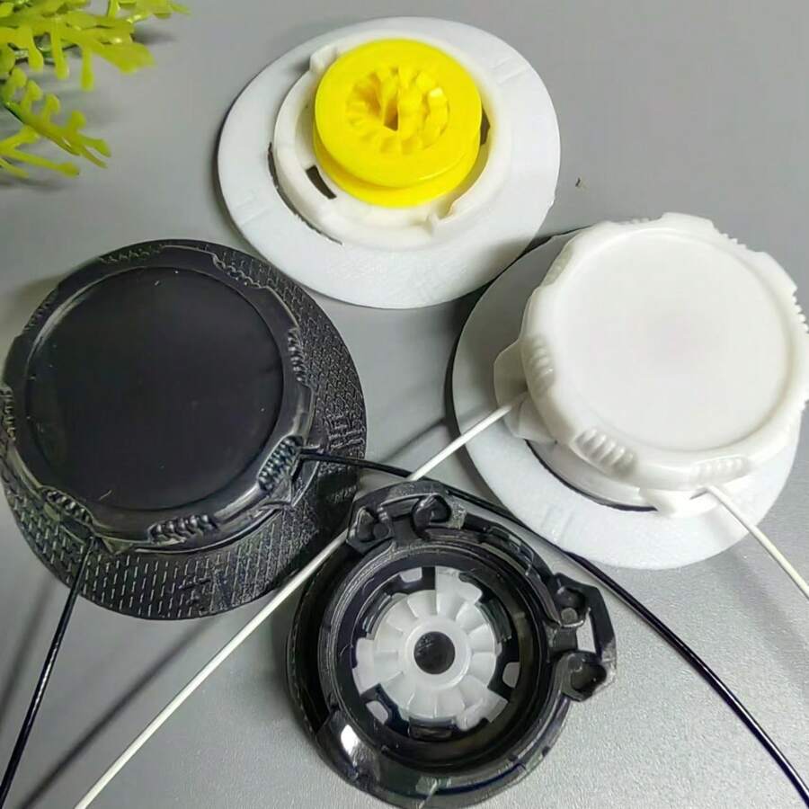 [No Tie Chunky Rope Shoelaces] 1pair Rotating Shoe Buckles, Chunky Rope Shoelaces, No Need To Tie Or Fasten, Sneaker Accessories Including Shoelaces - Multicolor - View 1