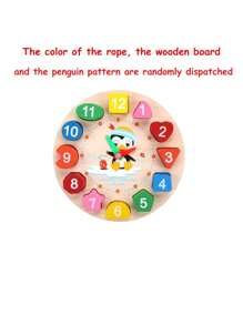 1PC Wooden Children's Educational And Fun Toys, Suitable For Children Aged 3 To 6. Rainbow Tower, Rainbow Column, Stacking Toys, Early Childhood Education, Color And Quantity Recognition, Caterpillar And Clock Toys To Exercise Children's Hand-Eye Coordination