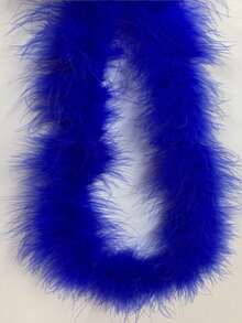 1.5米蓬松火鸡羽毛饰边，适用于DIY工艺品、服装、帽子配饰、圣诞树装饰、婚礼装饰、花束包装、音乐会和家居装饰、舞蹈婚礼、舞台表演、嘉年华服装和配饰、派对用品，是理想的礼品选择。 - 彩色 - 查看 14