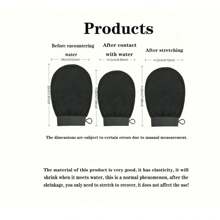 1-2 pièces Gants de gommage corporel, gants de douche exfoliants à double face pour éliminer la peau morte, gants de bain nettoyants en profondeur pour hommes et femmes