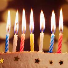 10/20/50 candele a spirale colorate per torte di compleanno, candele per cupcake, per feste e celebrazioni