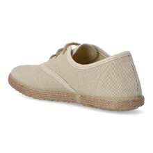 Peke's by Vanessa Zapatilla alpargata lino niño, Zapatos para ceremonias plano para niños, Zapatos de yute cierre cordones - Modelo 47631 - Taupe, Marino - ✅ Entrega 24/72h a España (península)