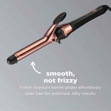 INFINITIPRO BY CONAIR - Varita rizadora de titanio de oro rosa, 3,81 cm a 7,62 cm - 1 pulg. - Ver 5