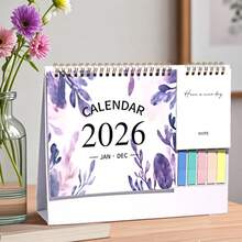 2026桌面装饰计划日历，带标签随时提醒，翻阅小白板总结和规划日常任务和计划，办公室和学校必备物品，返校，学校用品 - 均碼 - 查看 6