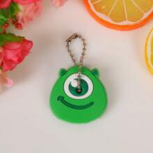 Disney 1 Disney Stitch Key Chain, Cartoon-Style Key Cap, Portable Key Chain Accessory, Protective Key Case Car Accessories Bag Charm School