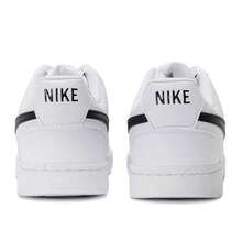 Nike 男士 Court Vision Low Next Nature 运动鞋，休闲运动鞋 DH2987-101 - 白/黑 - 查看 3