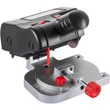 Mini Miter Cut-Off Chop Saw, Two 2-5/16\" Blade Of Steel And Resin With 1/2inch Cutting Depth, 0-45° Benchtop Miter Saw For Copper, Aluminum, Wood, Zinc In Hobby Craft - 查看 8
