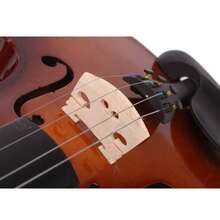 Violin 4/4 Full Size For Beginners With Hard Case, Bow, Rosin Natural - Brown - View 2