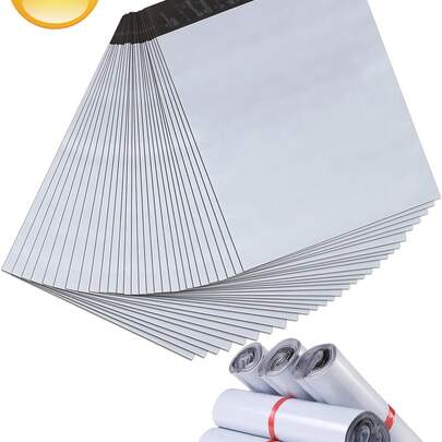 50 piezas Bolsas de embalaje, Suministros de envío, Suministros de boutique, Bolsas de envío de plástico, Bolsas de entrega express, Bolsas de embalaje impermeables pequeñas, Bolsas de logística de ropa