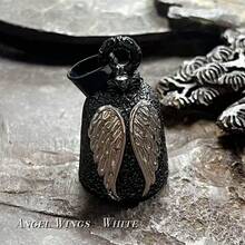 AD 1PC Motorcycle Male And Female Bells, Bicycle Bell Accessories, Protective Gear For Cycling, Motorcycle Angel Bells, Exorcism Bells, Retro Punk Motorcycle, Stainless Steel Lucky Cycling Bells - one-size - View 16