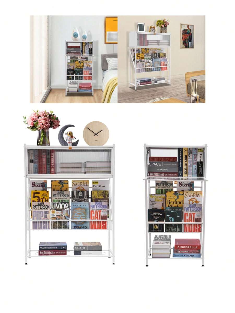 eusmeyusnt Bookcases - 白色#85x28x120cm - 查看 1