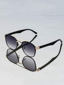 新款复古时尚眼镜，简约百搭独特精致的男女时尚眼镜，适合日常佩戴、海滩、派对 - 彩色 - 查看 14