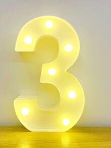 1set Birthday Theme Number Atmosphere Lamp (16/18/20/21/30 Yrs), Alphabet & Number Atmosphere Lamp (2024/2025/HAPPY, Etc), Adult Party Number Atmosphere Lamp,Christmas - Multicolor - View 19