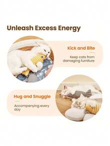 猫玩具猫薄荷鱼宠物咀嚼咬玩具猫用趣味互动软仿真鱼小猫训练玩耍玩具猫用品,适用于猫狗日常使用,狗用品,狗,猫必需品,狗配件,猫配件,猫生日装饰,猫玩具 - 彩色 - 查看 6