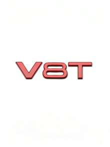 3D V6 V8 T 金属镀铬徽章贴纸，适用于 4Runner Tacoma Sequoia Limited - 带 V6 V8 标志的大排量车辆，用于汽车改装的金属侧面和后部贴纸，必备时尚外部汽车贴纸 - 彩色 - 查看 16