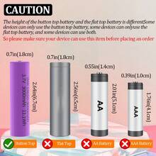 2/4/8/10 Pack 18650 Rechargeable Battery 3.7Volt Li-Ion Batteries 3000mAh Button Top For LED Flashlights Headlamps, Solar Lights & More - 2 Đếm - Xem 2