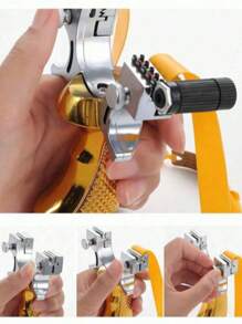 1pc Professional Slingshot, Yellow And Black, Used For Outdoor Hunting And Shooting Practice. Outdoor Shooting Fun Slingshot Decompression Artifact, Slingshot Hunting Game, Outdoor Slingshot, Party Discount, Hunting Slingshot(Rubber Band .Color Random)