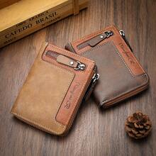 1pc Vintage Multifunctional Zipper Wallet For Men Fashion Young Student Versatile Multi Card Holder Gift For Men Wallet Mini Wallet Purse Wallet Small Wallet Men Wallet Leather - Blue - View 8