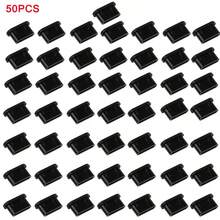 10/20/50 miếng bịt chống bụi cho điện thoại Type C I 16 Pro Max, 15 Pro Max Nắp che bụi cổng sạc USB-C bằng silicon, màu đen - Thích hợp cho phích cắm bụi silicon giao diện Type-C - Xem 7