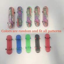 6/12/48PCS Finger Skateboard Set, Professional Mini Finger Skateboard Fever, Desktop Finger Skateboard Puzzle Stress Reduction Toys, Birthday Party Gift, Gift Bag Filler, Pinata Filler, Random Color