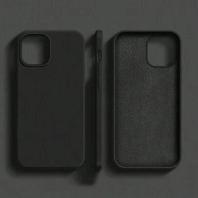Custodia per telefono in silicone liquido spessa 2,0 mm, compatibile con Apple 16, 15, 14, 13, 12, 11 Pro Max e Galaxy S24 Ultra, S23, S22, S25 Series, cover protettiva full body