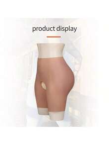 1 件无缝硅胶臀部增强内裤 - 即时提升、腰部纤细、臀部和臀部塑形，适合女性 - 舒适、加垫、硅胶插入物 - 淺粉色 - 查看 4