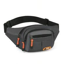 Oxford Waterproof Mobile Waist Bag For Men Multifunctional Large Capacity Fanny Pack Wear-Resistant
