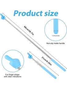 1pc Retractable Pointer For Classroom Telescopic Teachers Pointer Extendable Hand Pointer Finger Pointer Stick Mini Retractable Classroom Pointer For School Kindergarten, White/Blue/Pink, Perfect For Christmas Gifts