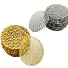 20pcs Pipe Screens, 3/4 Inch Pipe Filters, 50pcs Premium Stainless Steel Pipe Screens And 50pcs Brass Filters