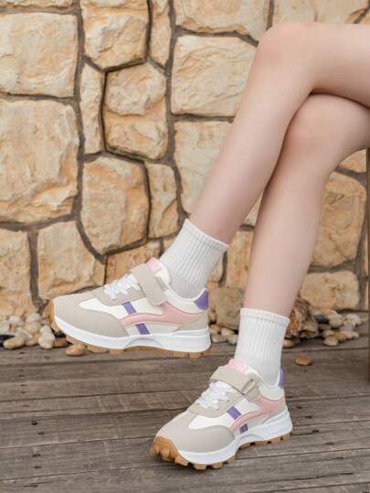 1 Pair Children Sports Shoes, Spring Autumn Breathable Boys Gump Shoes, Girls Soft Bottom Chunky Sneakers, Running Shoes