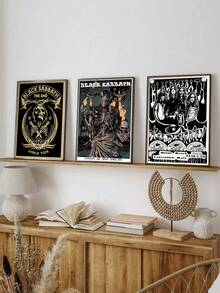 1 PIEZA Póster retro de concierto de la banda, impresión en lienzo, obra de arte para amantes de la música, decoración de pared, arte musical vintage, decoración de pared para dormitorio, sala de estar u oficina, sin marco