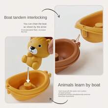 Bathtub Toy Set, Children's Finger Puppet, Bathroom Toys For Playing In The Water, Floating Animal Toys, Bath Toy Set Is Also Suitable For Outdoor Swimming Pools And Water Parks - Multicolor - View 7