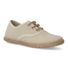 Peke's by Vanessa Zapatilla alpargata lino niño, Zapatos para ceremonias plano para niños, Zapatos de yute cierre cordones - Modelo 47631 - Taupe, Marino - ✅ Entrega 24/72h a España (península)