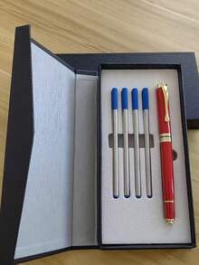 [Customization] Offer 1pc High Quality Customized Ballpoint Pen, With 1pc Gift Box Pocket Clip - Smooth Writing, Refillable Midi, Elegant Gift Box, 5pcs Extra Refills, Personalized Business Gift - Unique, Thoughtful For Colleagues, Friends, Family, Christmas, Father's Day, Thanksgiving, Back To School, For For University, High School Senior High School Students, College Students, University Students, Freshman, Sophomore, Underclassmen, Season Picks, Office & School Supplies, Customized Ballpoint Pens,Office Decor - Multicolor - View 87