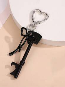 1 件女士新款彩虹色方形锁钥匙扣吊坠简约风格钥匙圈时尚蝴蝶包/手机壳配件 - 彩色 - 查看 10